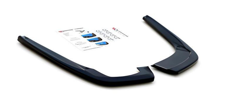 Диффузор задний DPT V-3 DPT для Seat Leon 2020- рр. ABS-пластик Черный глянец (130610)