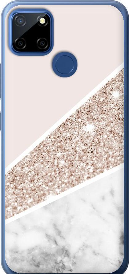 Чехол на Realme 7i Пастельный мрамор (4342t-2486-42517)