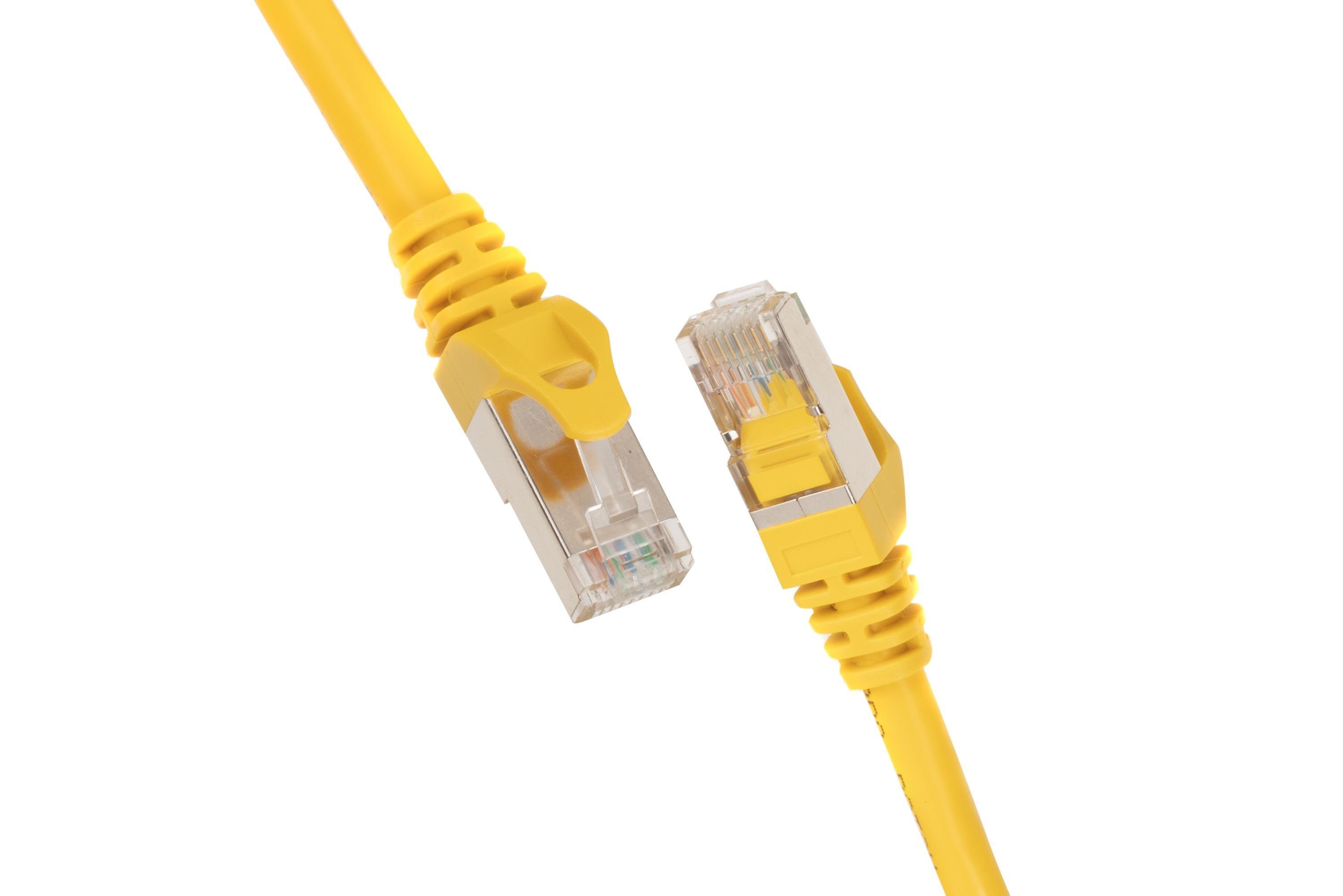 Патч-корд 2E Cat.6 S-FTP RJ45 4Х2 27AWG 7/0.14 Cu PVC 1,5 м Желтый (30307103)
