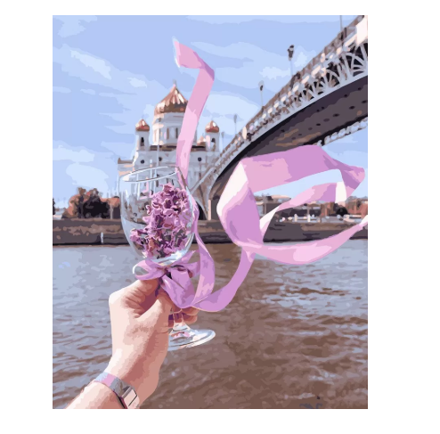 Картина по номерам Brushme Весна в бокале (GX27955)