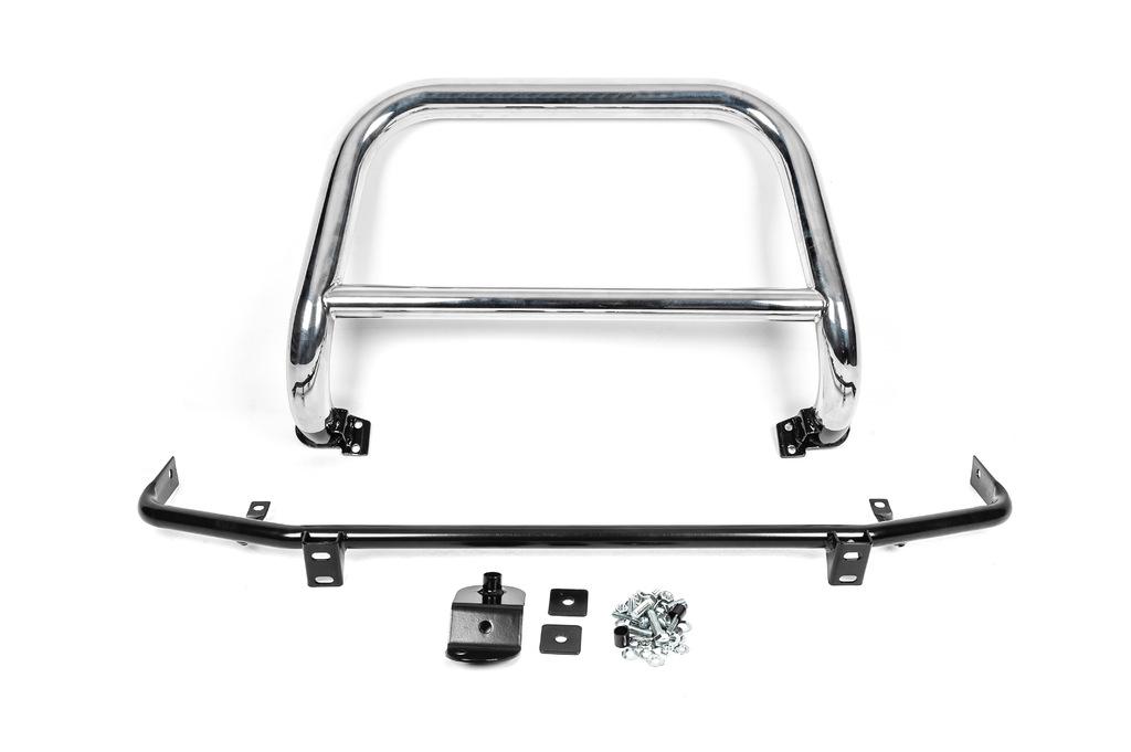 Кенгурятник Winbo V2 Libao для Hyundai Tucson JM 2004- гг. нержавеющая сталь Хром
