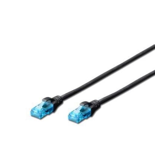 Кабель сетевой Digitus U-UTP Cat 5e 2 м Черный (620668)