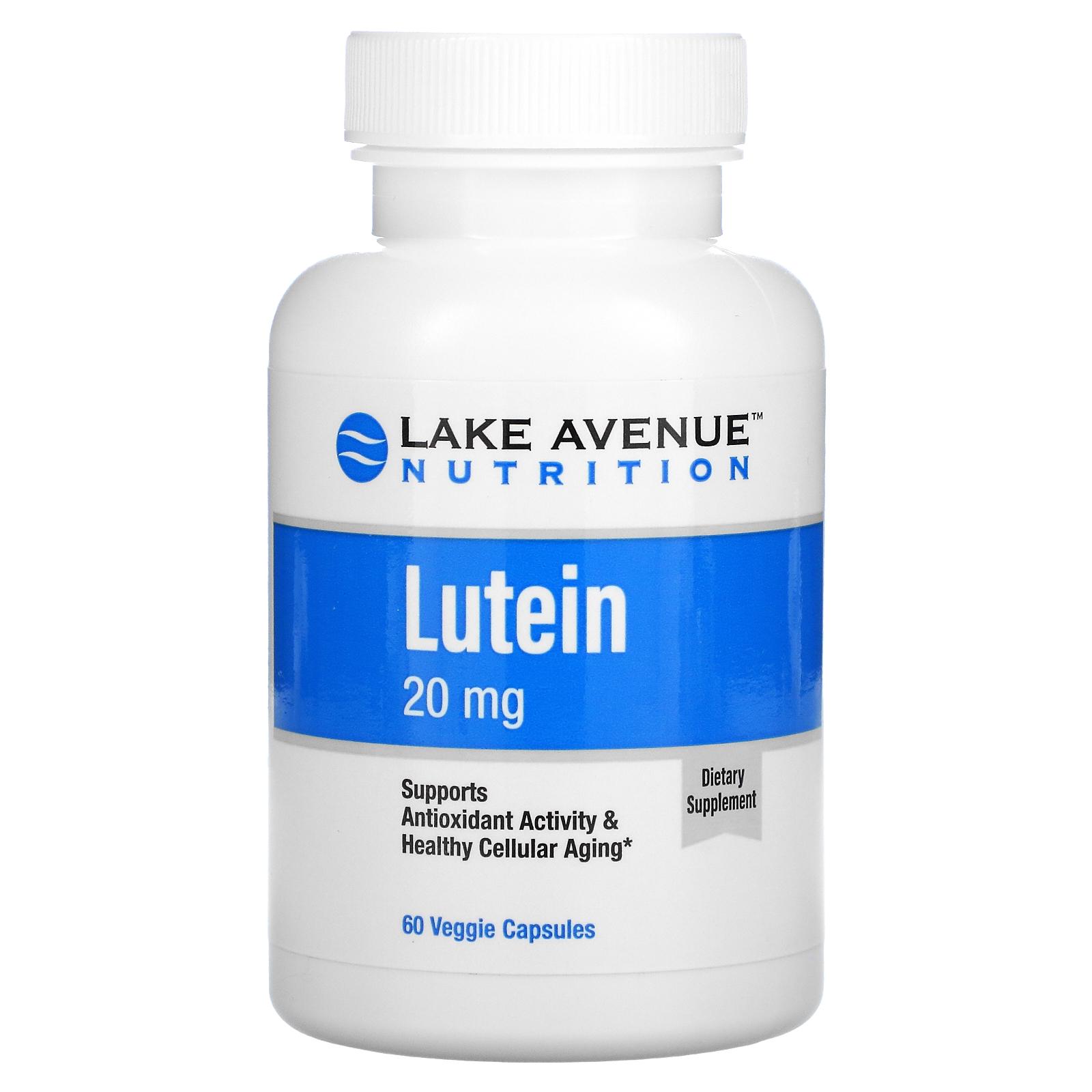 Лютеин Lutein 20 mg 60 Veggie capsules Лютеин Lutein 20 mg 60 Veggie capsules