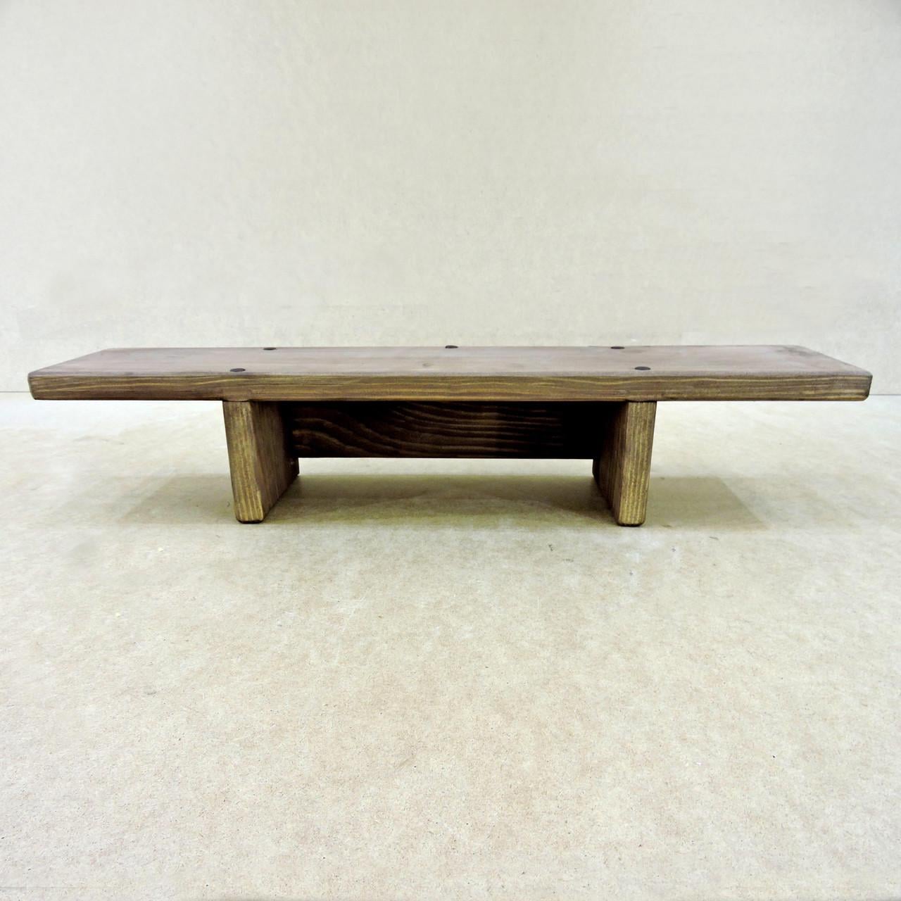 Полка настенная из дерева Плаза 63 см Капучино (НСП-333209)