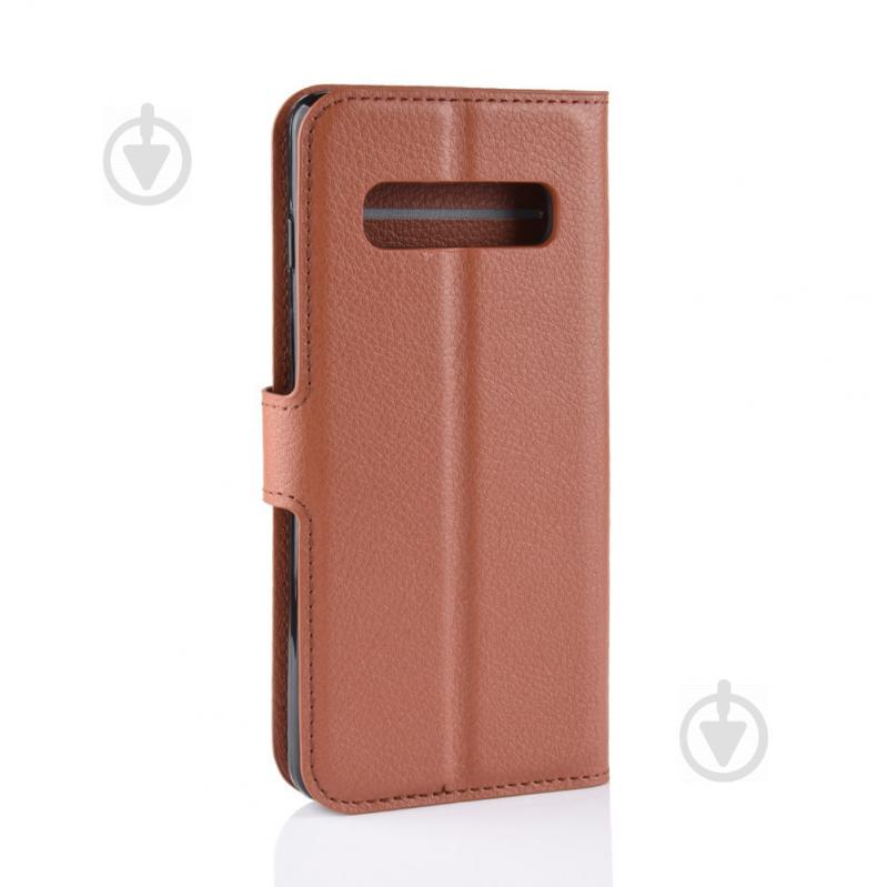 Чохол-книжка Litchie Wallet Samsung Galaxy S10 5G Brown (hub_lvrg97958) - фото 2