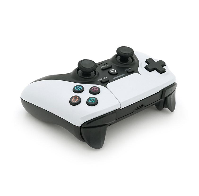 Геймпад VOLTRONIC DoubleShock PS02 Wireless PS4 Double Motor Vibration DUALSHOCK 4 White - фото 2