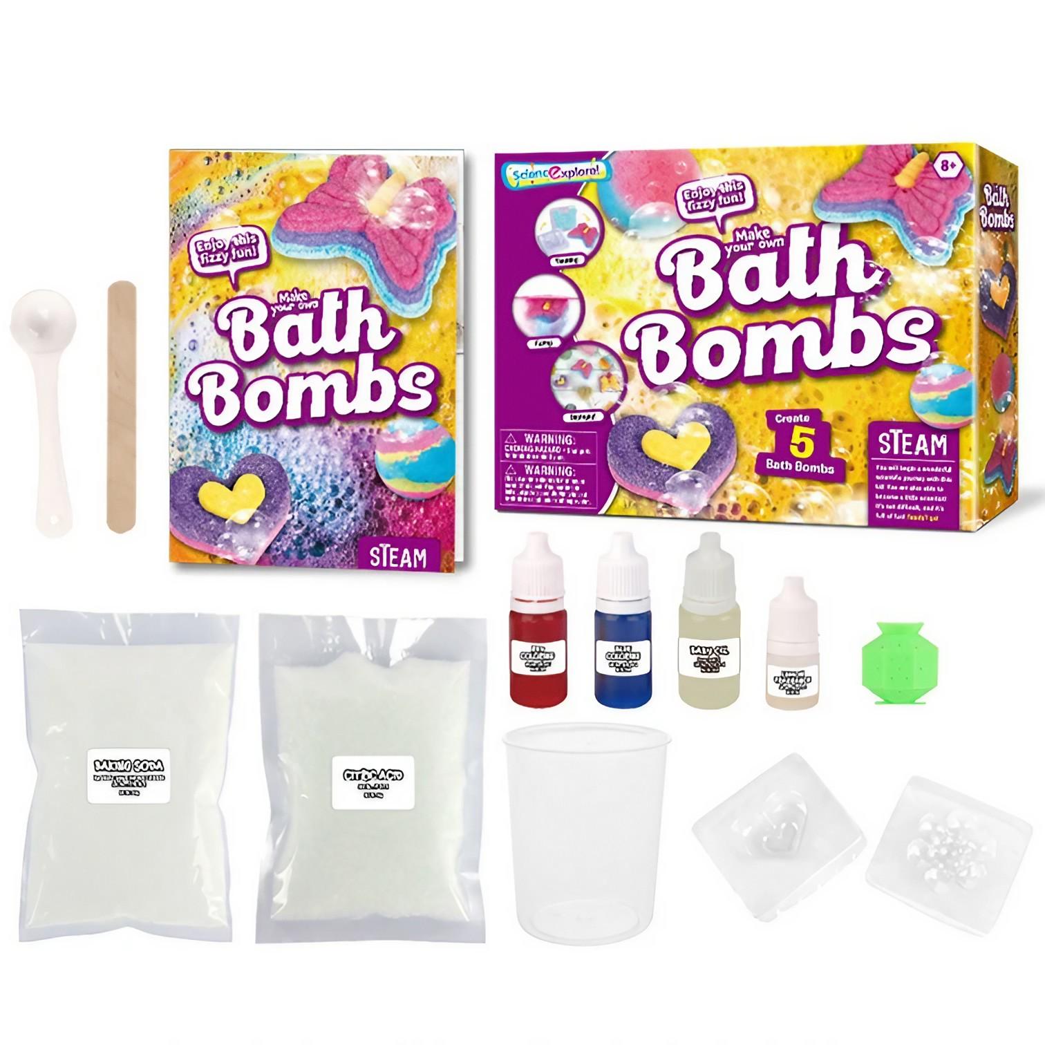 Бомбочки для ванни саморобні дитячі для хімічних експериментів (24858184)
