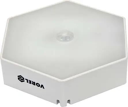 Лампа ночная с датчиком движения Vorel с магнитом Li-Pol 3,7 В 1 Вт 50 Lm (82832)