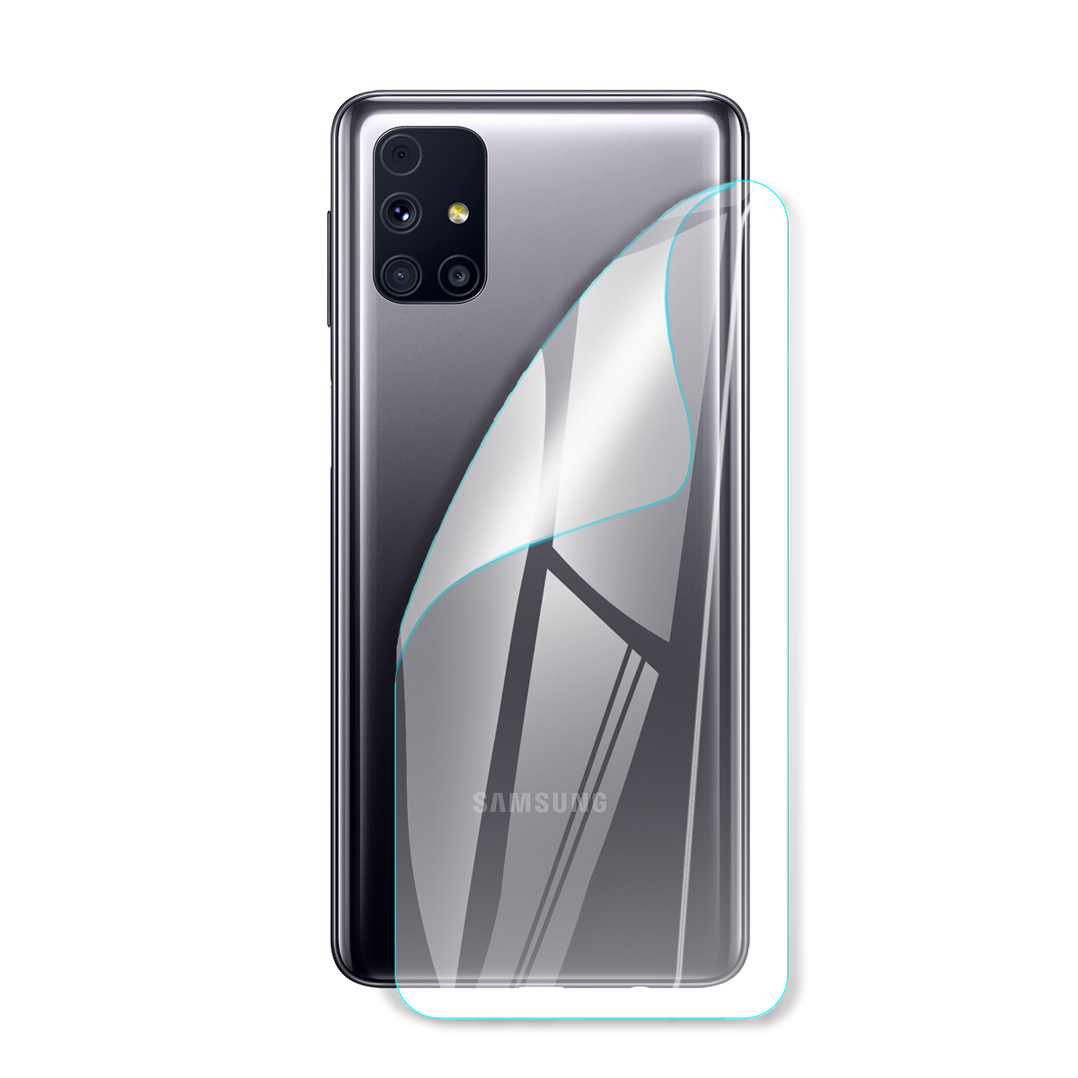 Захисна поліуретанова глянсова плівка Medium Armor для корпусу смартфону Samsung Galaxy M32 (PF-M02CSG-001-060)
