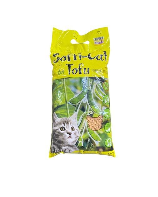 Наповнювач для котячого туалету Soffi-Cat Tofu соєвий 2,6 кг 6 л Персик Наповнювач для котячого туалету Soffi-Cat Tofu соєвий 2,6 кг 6 л Персик