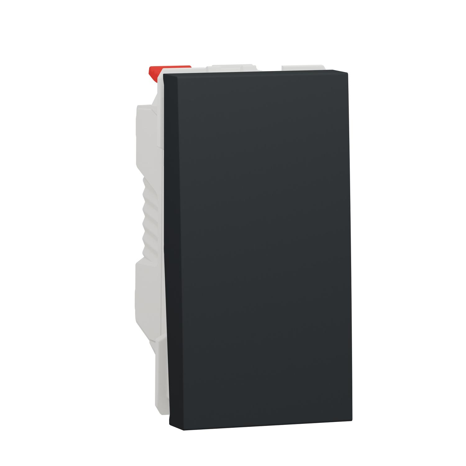 Переключатель Schneider Electric Unica New 1 модуль Антрацитовый (NU310354)