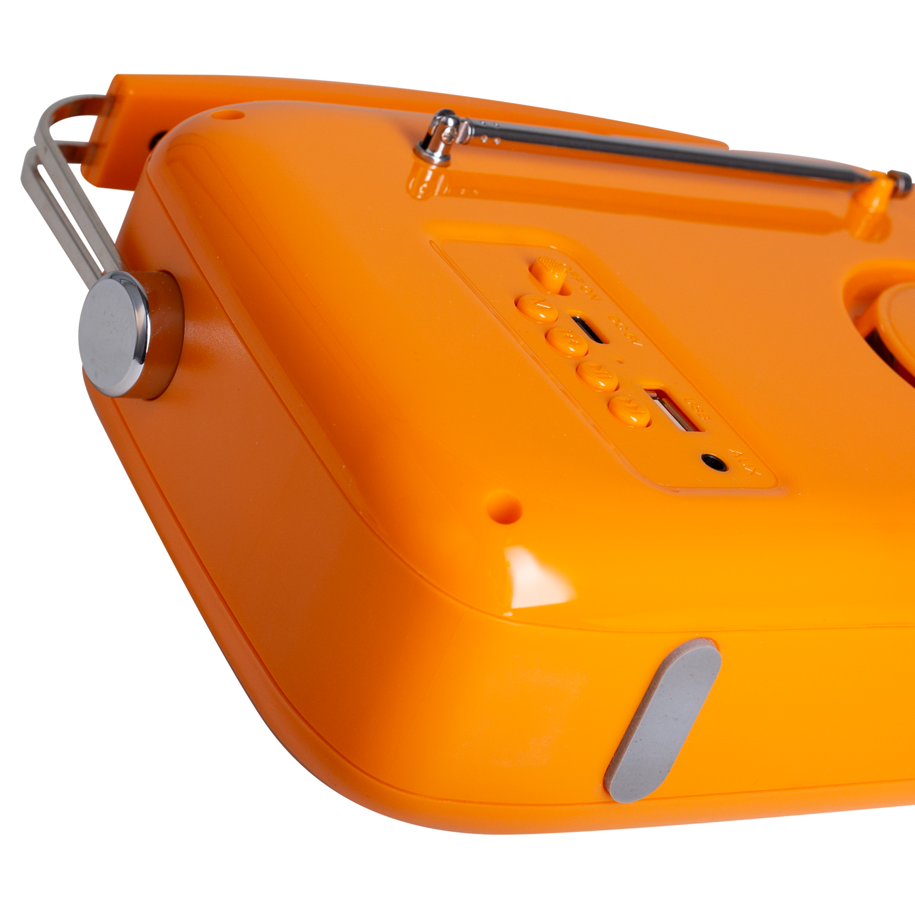 Радіо у ретро стилі Bluetooth Vintage Cuisine металева ручка Помаранчевий - фото 7