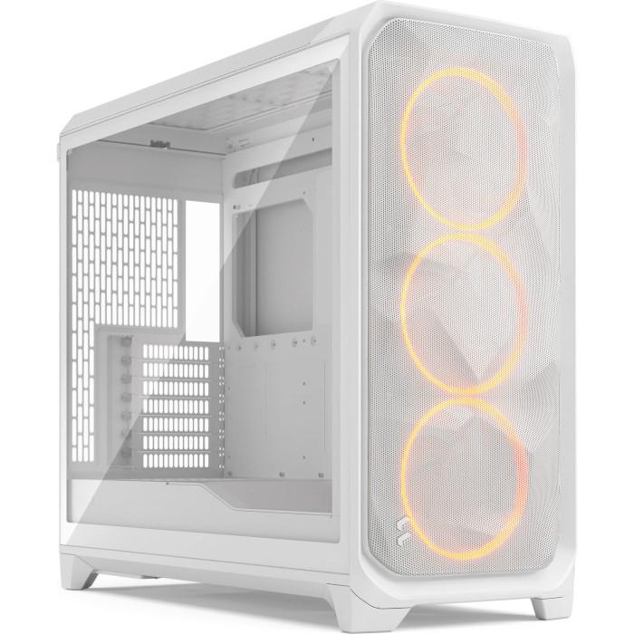 Корпус компьютерный no PSU Fractal Design Meshify 3 XL Full Tower E-ATX White RGB TG Clear Tint (FD-C-MES3X-06)