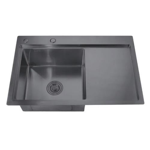 Мойка кухонная Zerix нержавеющая сталь MX1590 780x490 мм прямоугольная 0,8 мм (269711)