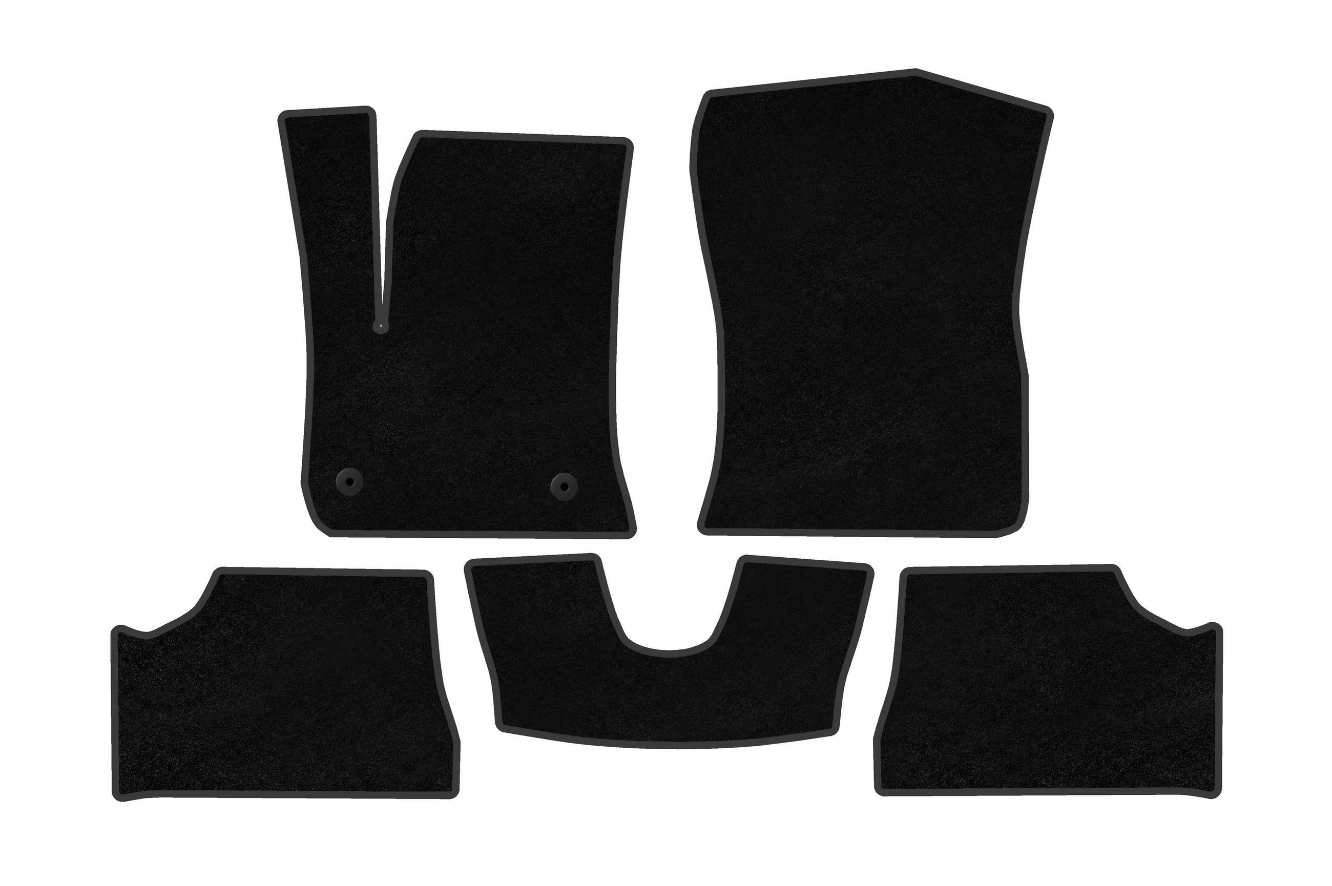 Коврики автомобильные Digital Designs Premium для Jeep Avenger 2023- гг. ткань Черный (184932)