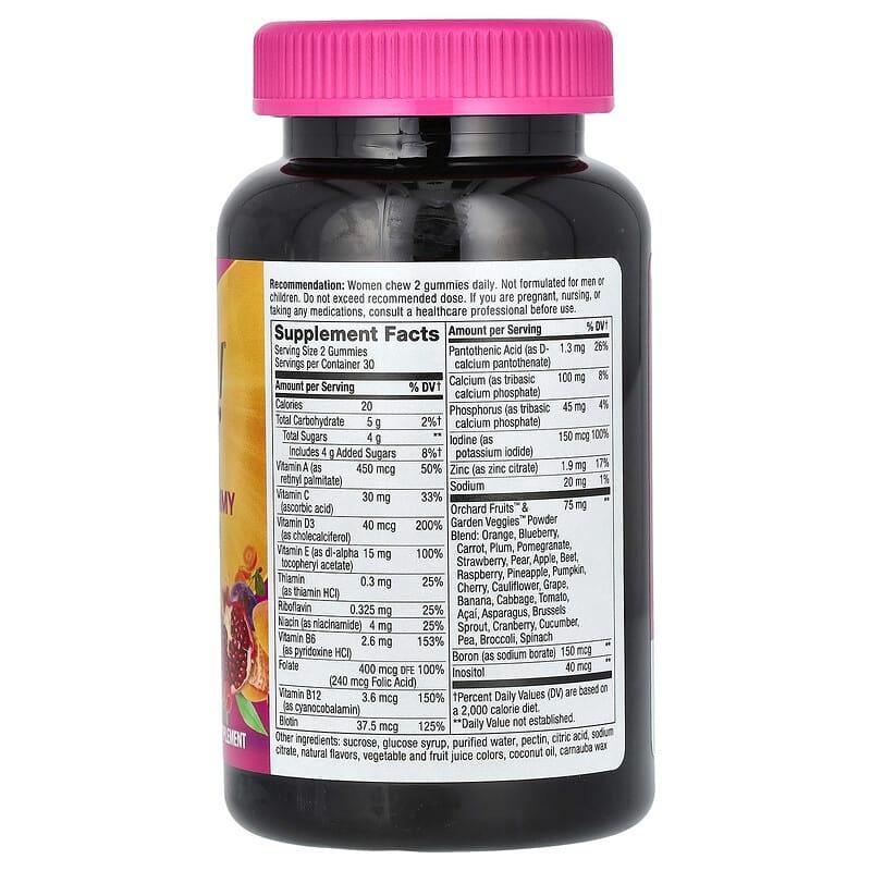 Мультивитаминный комплекс для женщин Nature's Way Alive Women's Gummy Multivitamin 60 мармеладок (2190902476) - фото 2