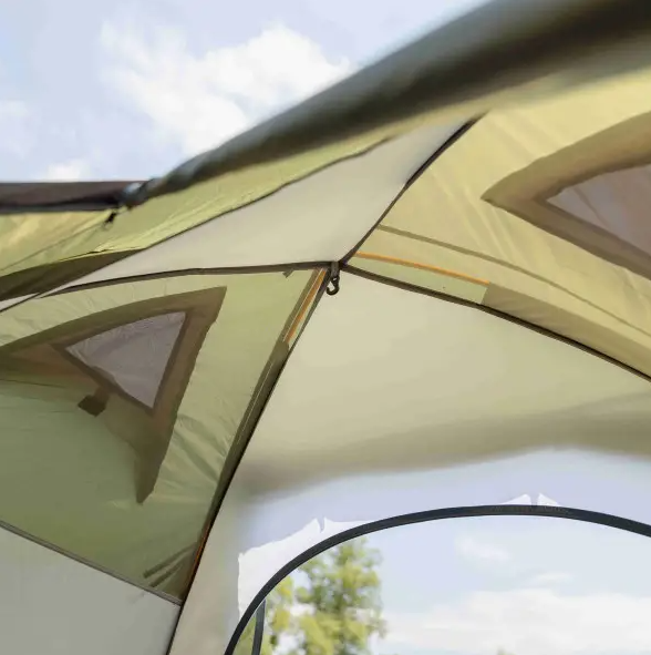 Палатка туристическая двухместная ветрозащитная 210х160х120 см Зеленый (LU-017) - фото 7