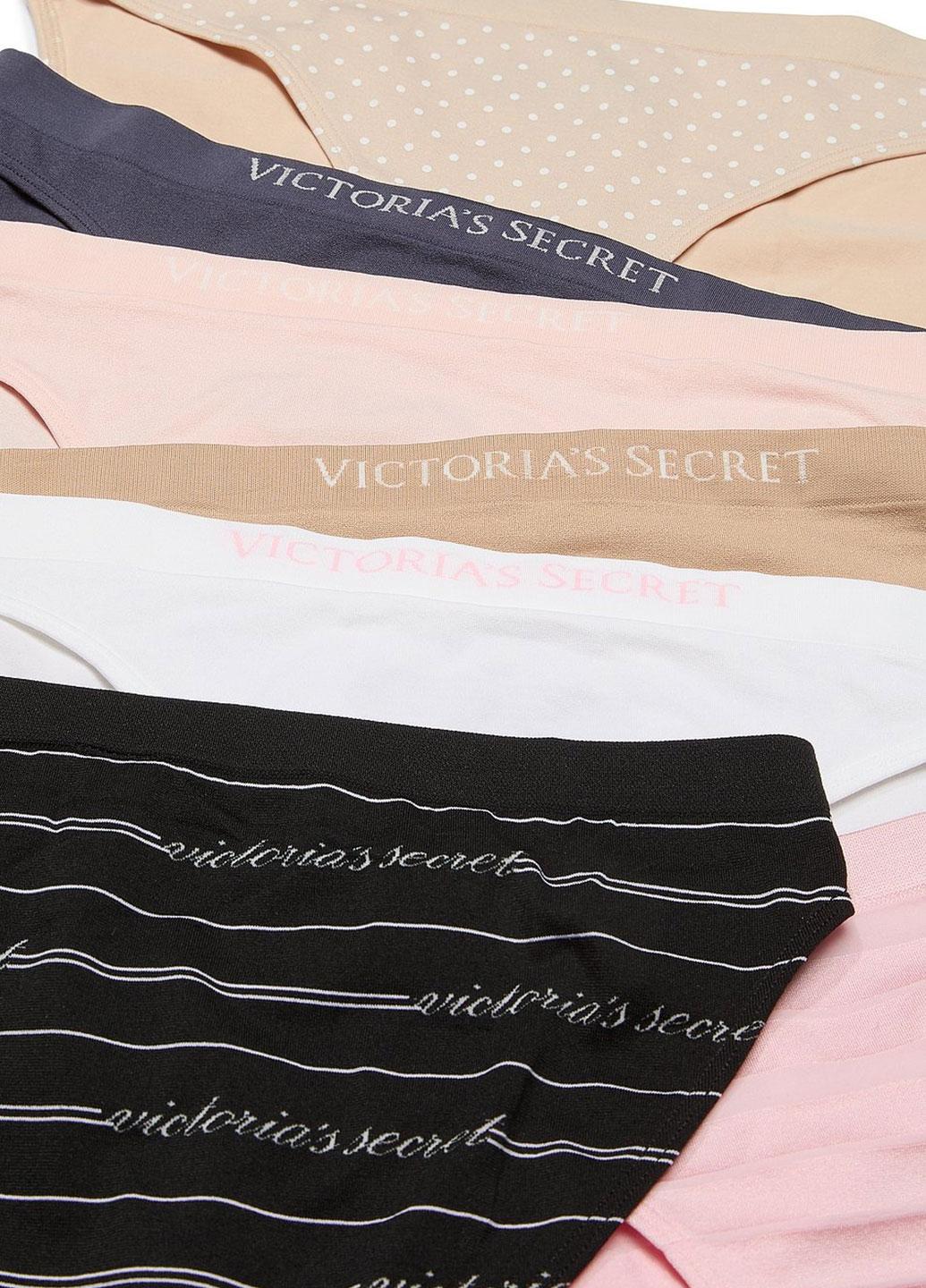 Набор трусиков Victoria's Secret L 7 шт. Разноцветный (7040000424158QD7L) - фото 2 Набор трусиков Victoria's Secret L 7 шт. Разноцветный (7040000424158QD7L) - фото 2