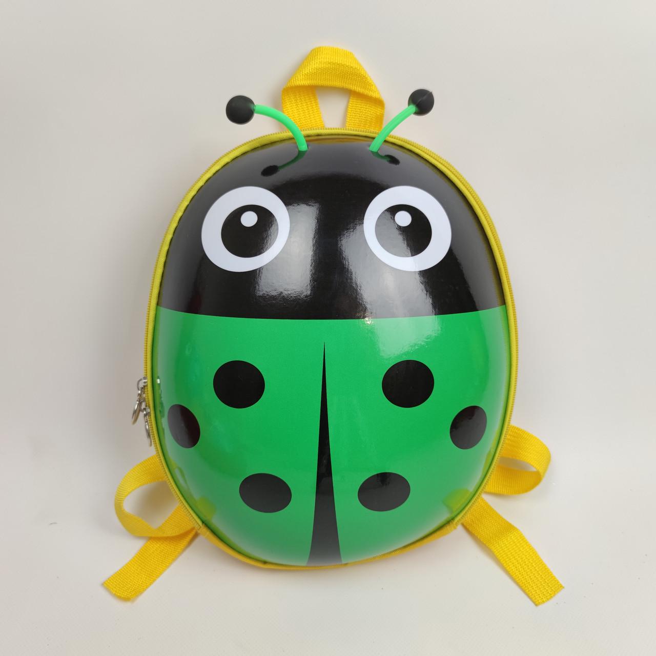 Рюкзак детский Mat4baby SW-00000265 Божья коровка 24х12х28 см Зеленый