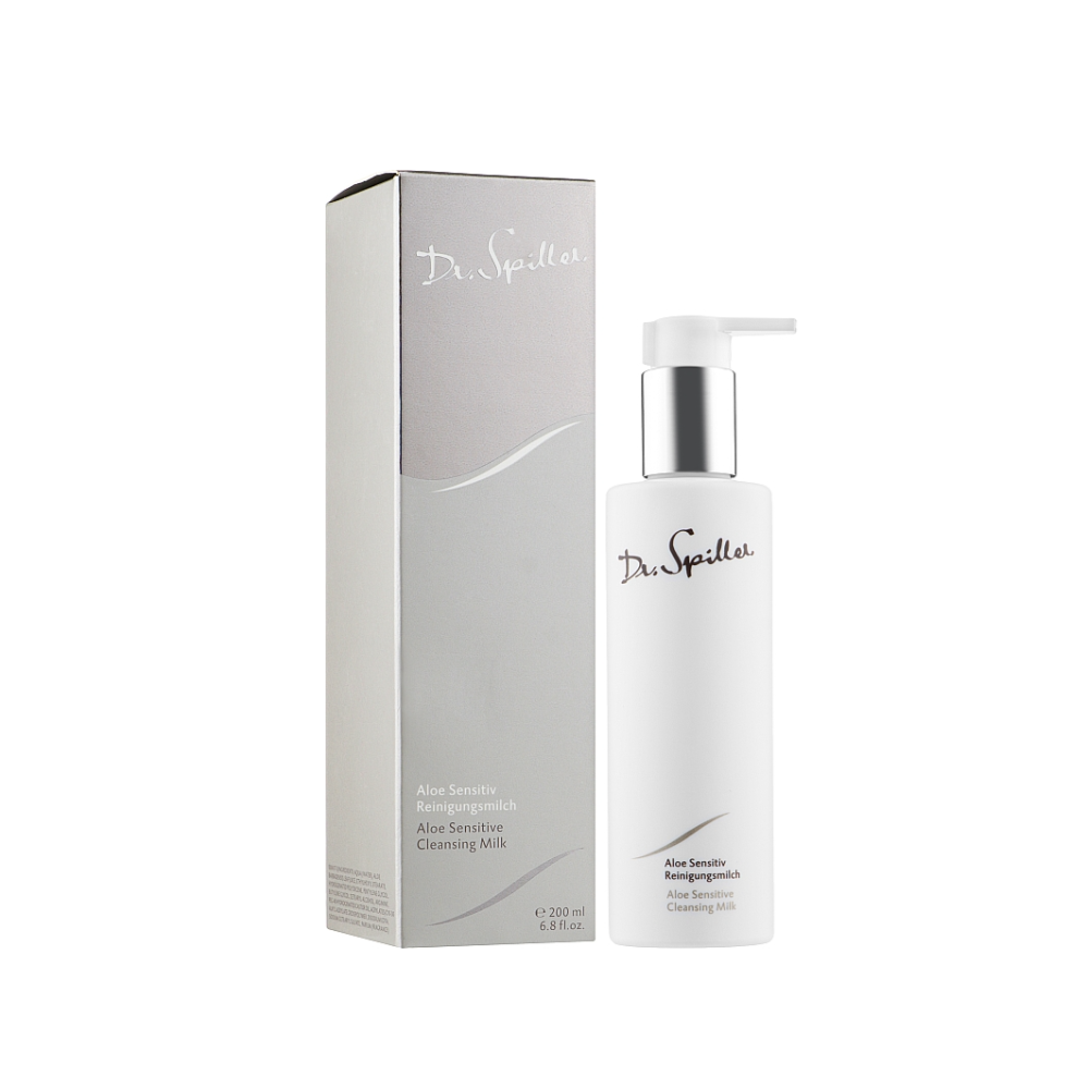 Молочко очищувальне для чутливої сухої шкіри Dr. Spiller Aloe Sensitive Cleansing Milk 200 мл