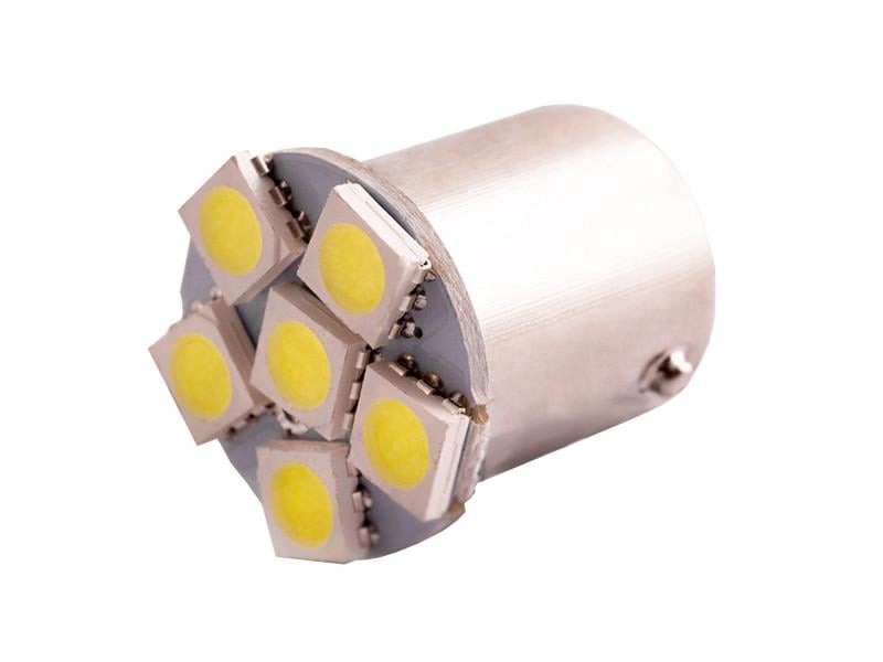 Автолампа светодиодная T25 P21W 1156 12 В SMD5050-6led Белый (205)