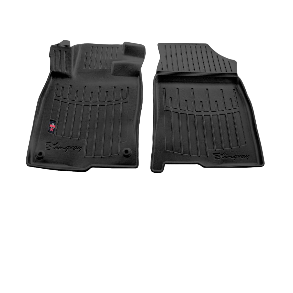 Коврики резиновые Stingray Honda Civic 4D/5D 2017- с бортом ТЕП 2 шт. Черный (5008032)