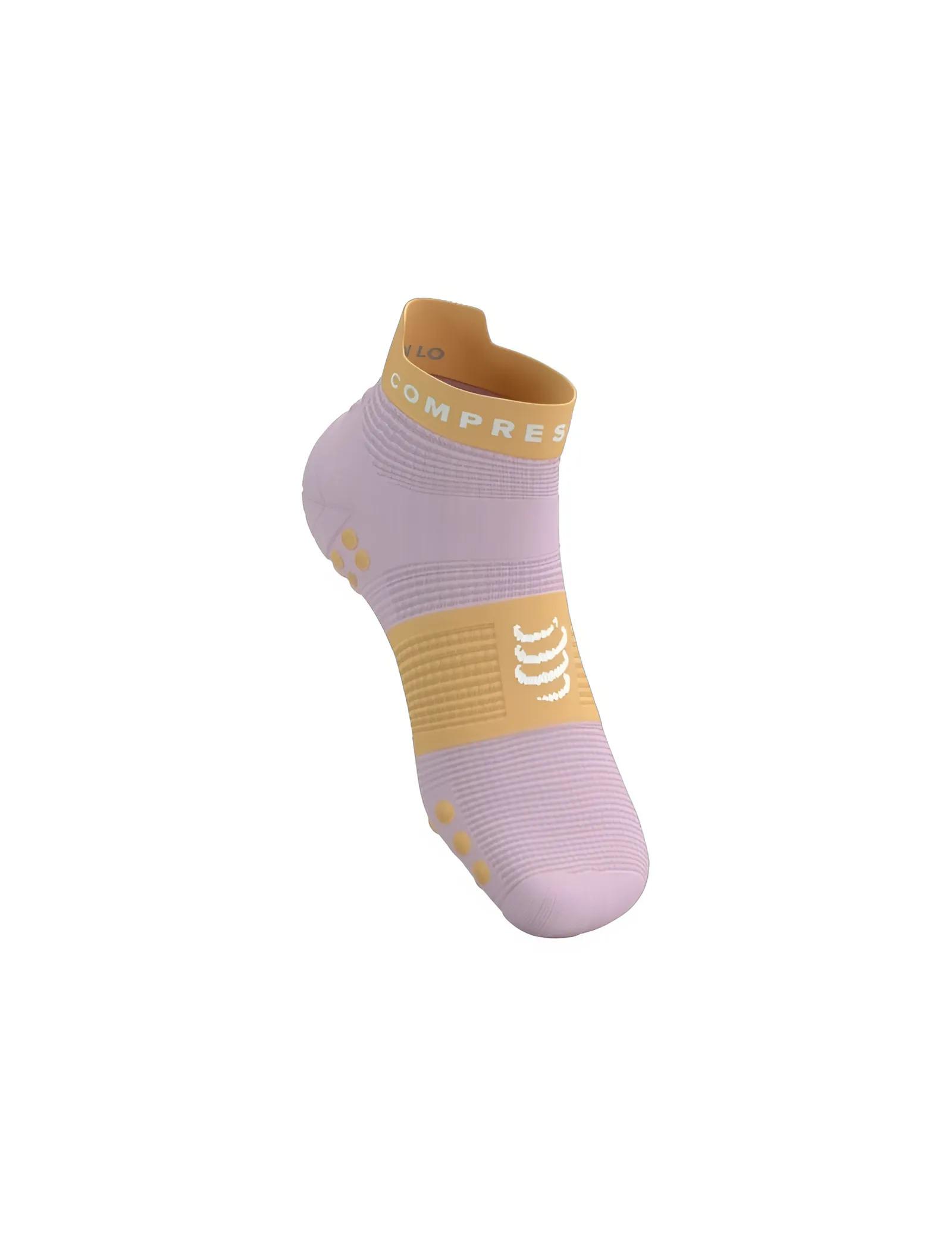 Шкарпетки компресійні Compressport XU00047B3083T1 Pro Racing Socks v4.0 Run Low T1 Roseate/Buff Orange (26711886) - фото 2