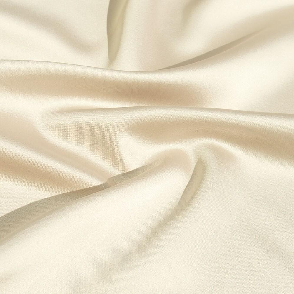 Ткань костюмная атласная Scarlett Серый (10019)