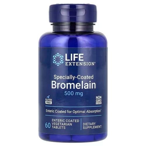 Бромелайн Life Extension Bromelain 500мг 60 табл. (LEX-12036)