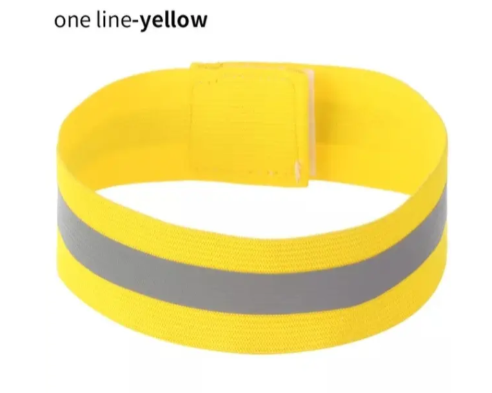 Светоотражающий браслет 4x35 см Желтый (31050/8) - фото 2 Светоотражающий браслет 4x35 см Желтый (31050/8) - фото 2
