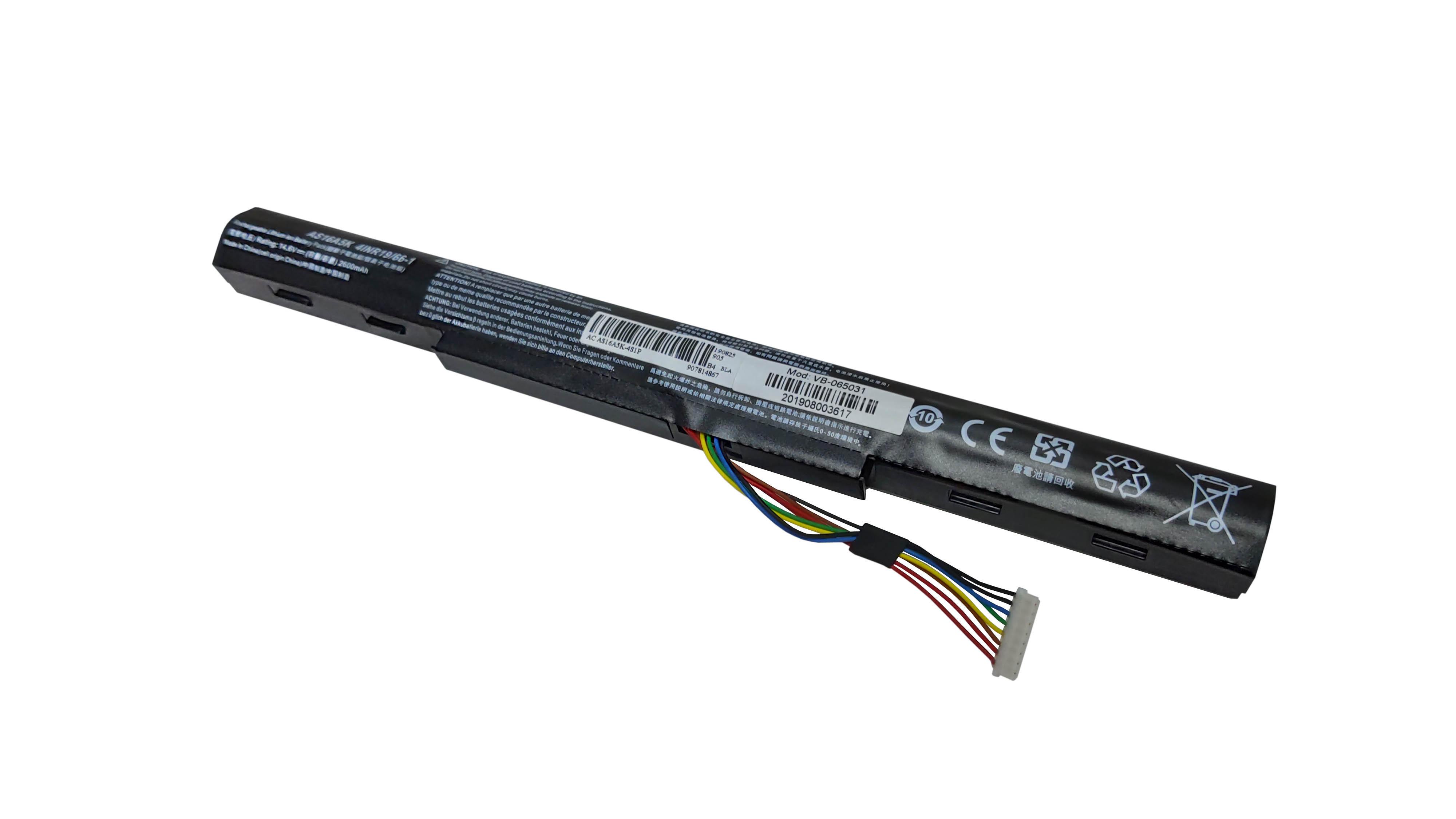 Аккумулятор для ноутбука Acer AS16A5K Aspire E15 14.6V Black 2600mAh OEM - фото 2