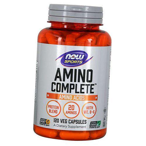 Комплекс амінокислот для спортсменів Now Foods Amino Complete 120 вег. Капс. (27128001) - фото 1