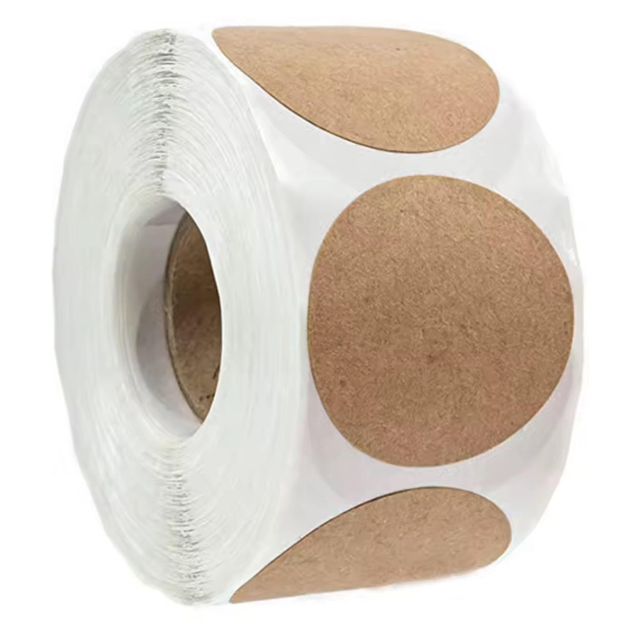 Этикетка круглая Craft 25 мм 500 шт.