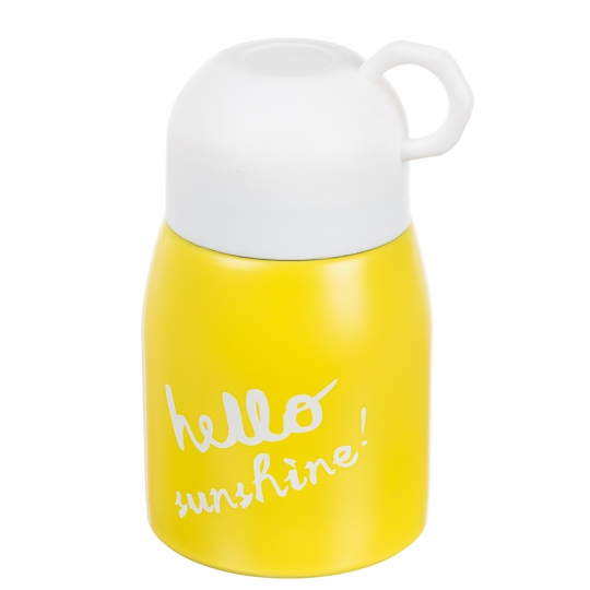 Термос металлический Наслаждение 0006J/C 320 мл Желтый