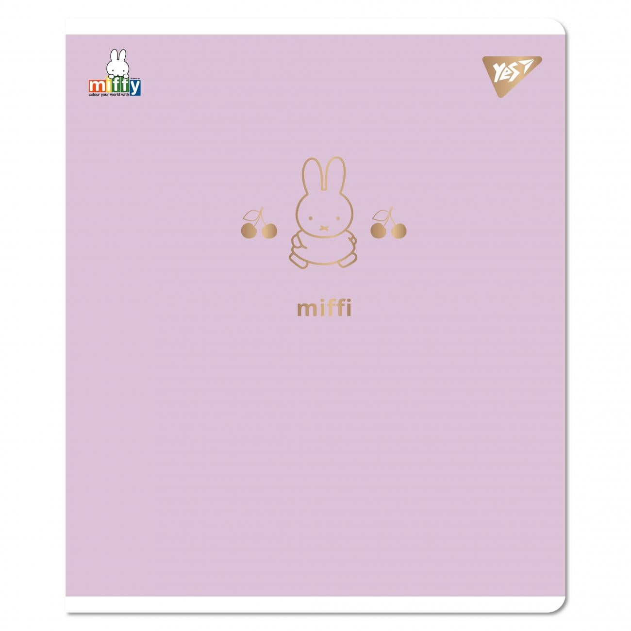 Тетрадь школьная YES Gold Miffy клетка 18 л. (767518) Тетрадь школьная YES Gold Miffy клетка 18 л. (767518)