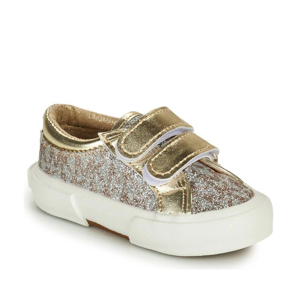 Кроссовки Michael Kors Ima Tinsel Ez-Gold Monogram Glitter 12-IMA TNS EZ-2 р. 27 (18403360) - фото 2