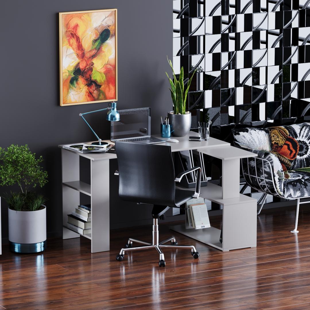 Письменный стол DiPortes Вт-322 120/74/60 см Кашемир (01676) - фото 3 Письменный стол DiPortes Вт-322 120/74/60 см Кашемир (01676) - фото 3