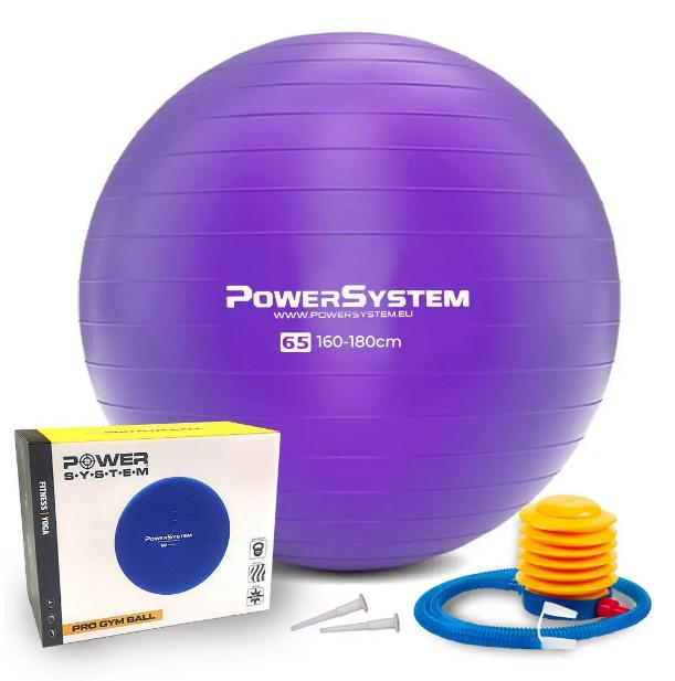 Фітбол для фітнесу Power System PS-4012 PRO Gymball Ø 65 см Purple (PS-4012_65cm_Purple)