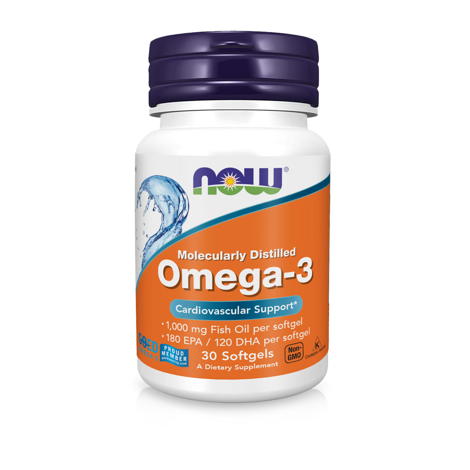 Омега-3 Now Omega-3 1000 мг 30 м'яких капсул