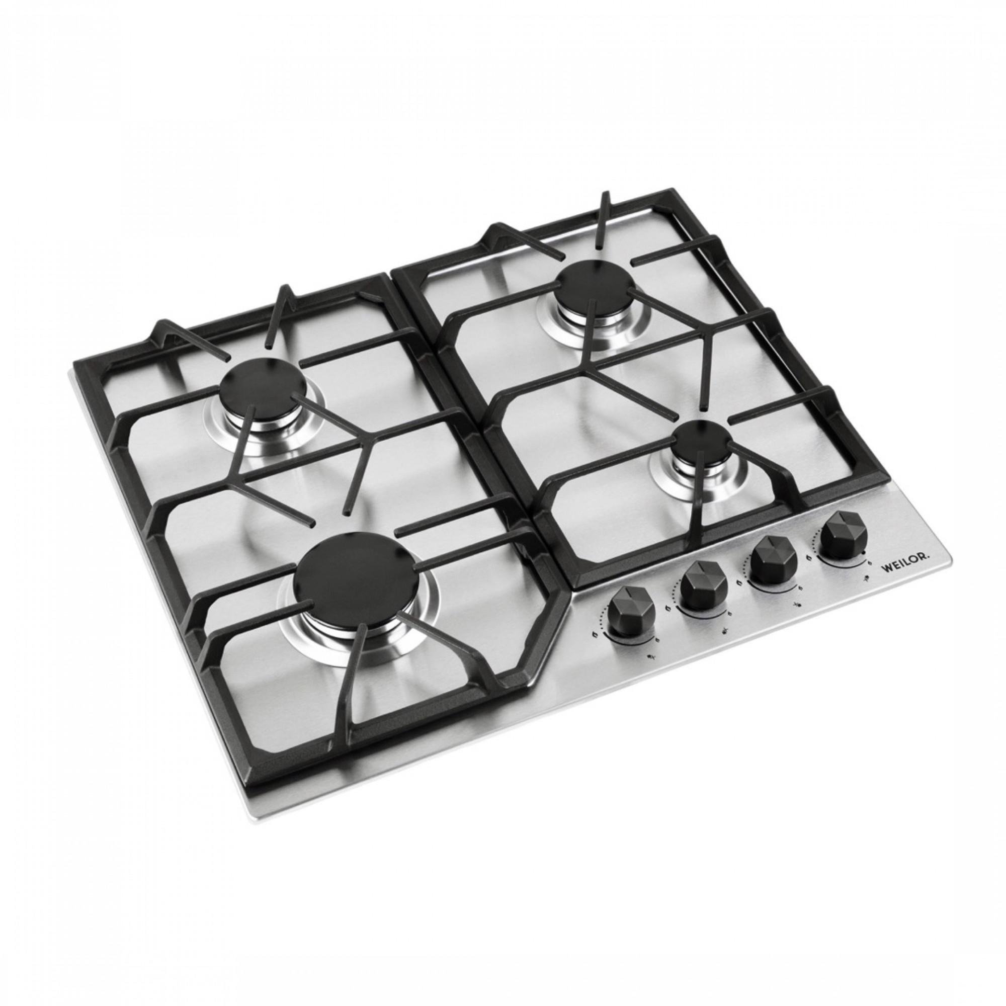 Варочная поверхность газовая WEILOR GM 604 SS - фото 3 Варочная поверхность газовая WEILOR GM 604 SS - фото 3