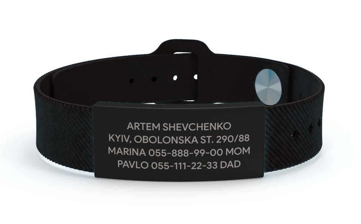 Браслет ID для дитини Style Black - фото 2 Браслет ID для дитини Style Black - фото 2