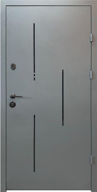Дверь входная для улицы CITY LIGHT 3 860x2050 мм RAL 7016 Антрацит (48465)
