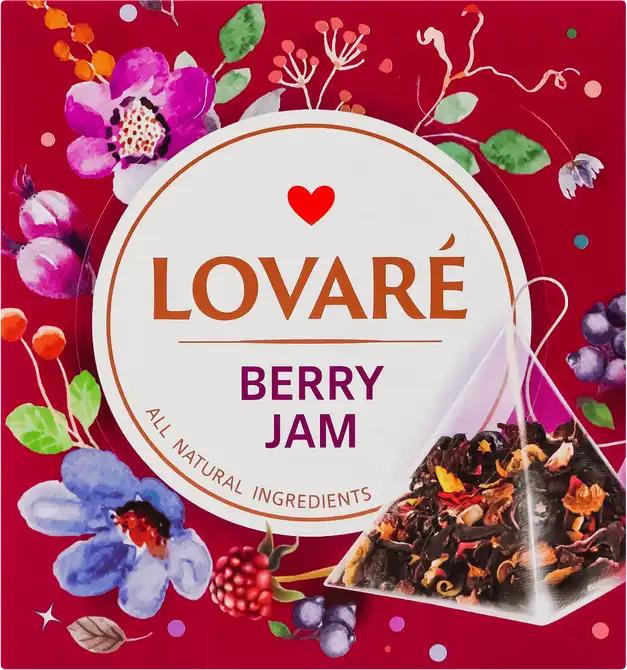 Чай Lovare ягідний джем пірамідки 15 пакетиків (lov1025)