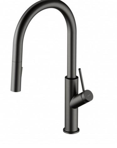 Смеситель для кухни Omnires Bend Graphite (BE6455GR)