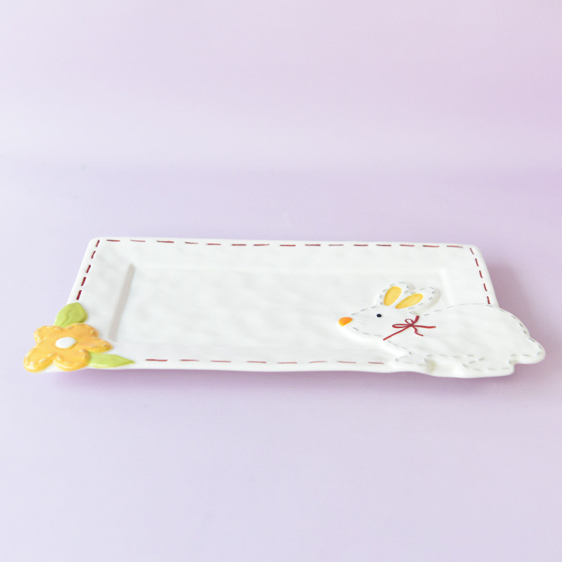 Блюдо прямокутне Кролик 6794 2,2х14,5х28,5 см (4357963) - фото 2 Блюдо прямокутне Кролик 6794 2,2х14,5х28,5 см (4357963) - фото 2