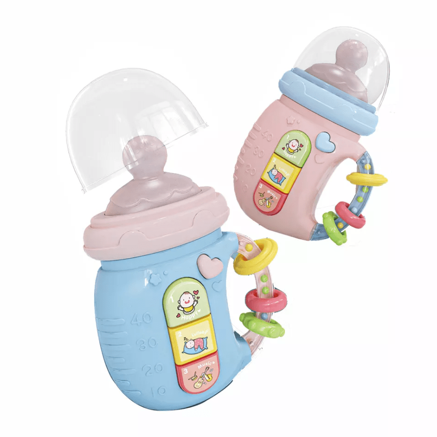 Игрушка развивающая музыкальная бутылочка-телефон 5в1 Голубой (10187) - фото 18 Игрушка развивающая музыкальная бутылочка-телефон 5в1 Голубой (10187) - фото 18