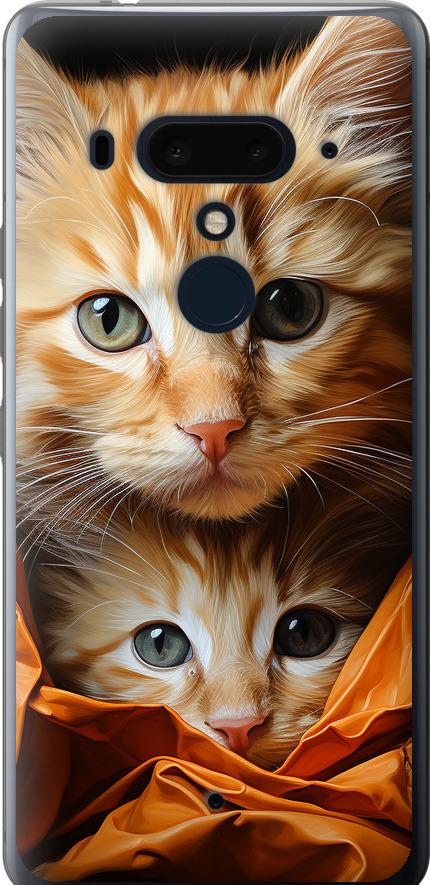 Чехол на HTC U12 Plus Котики 2 (5664u-1712-42517)