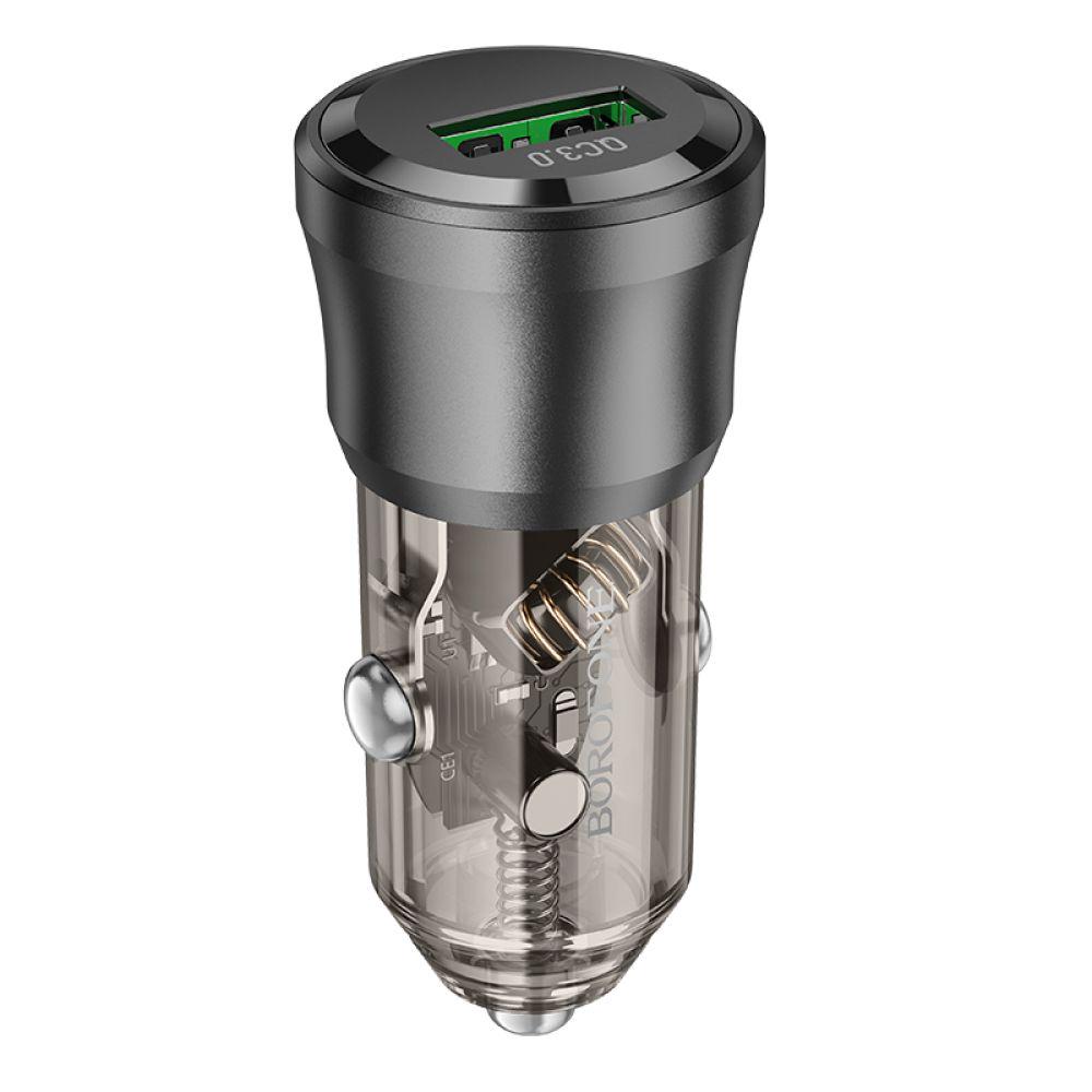 Зарядний пристрій автомобільний Borofone BZ23 1USB QC18W (28527383) - фото 3 Зарядний пристрій автомобільний Borofone BZ23 1USB QC18W (28527383) - фото 3