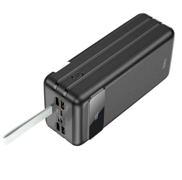 Повербанк Hoco J86B 60000 mAh 20W 4USB/Lightning/Type-C с быстрой зарядкой QC3.0/PD3.0 Black (000386) - фото 4