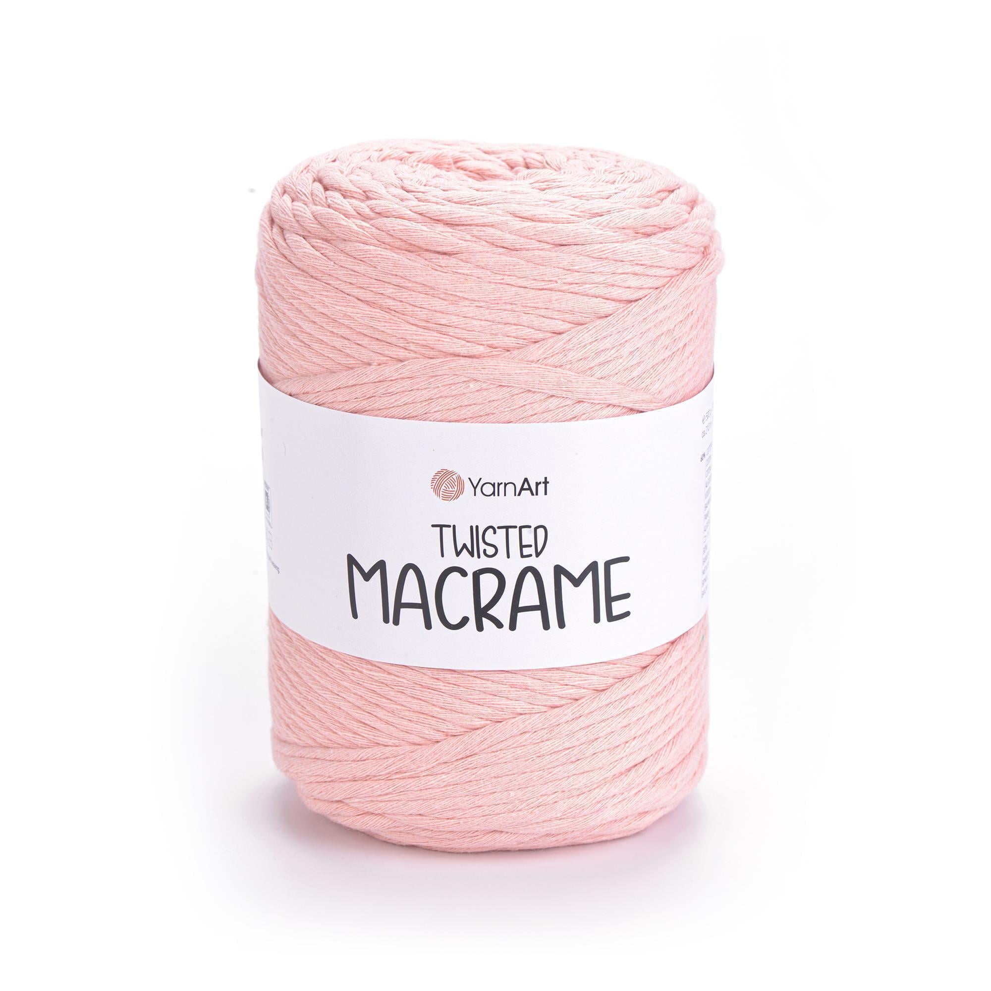 Шпагат для макраме Twisted Macrame 4 мм 500 г Персиковый №767